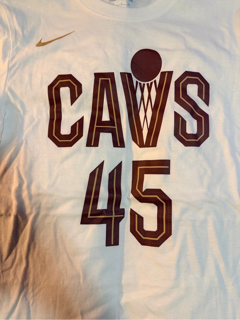 Nike Donovan Mitchell Cleveland Cavaliers white T-shirt - Picture 2 of 5